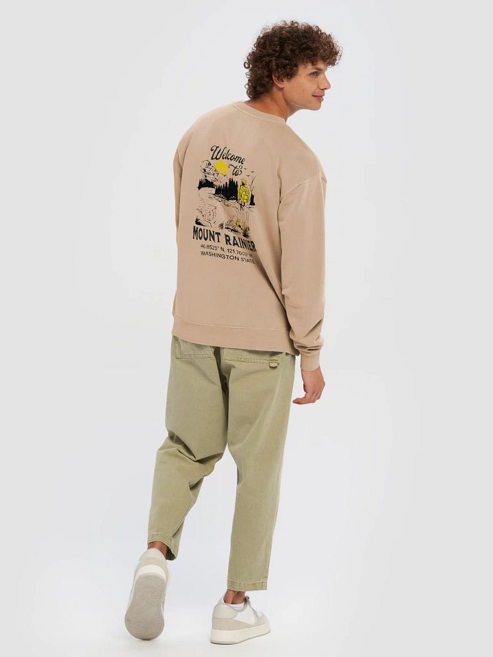 Mount Rainier Vintage Style Premium Crewneck product image (1)