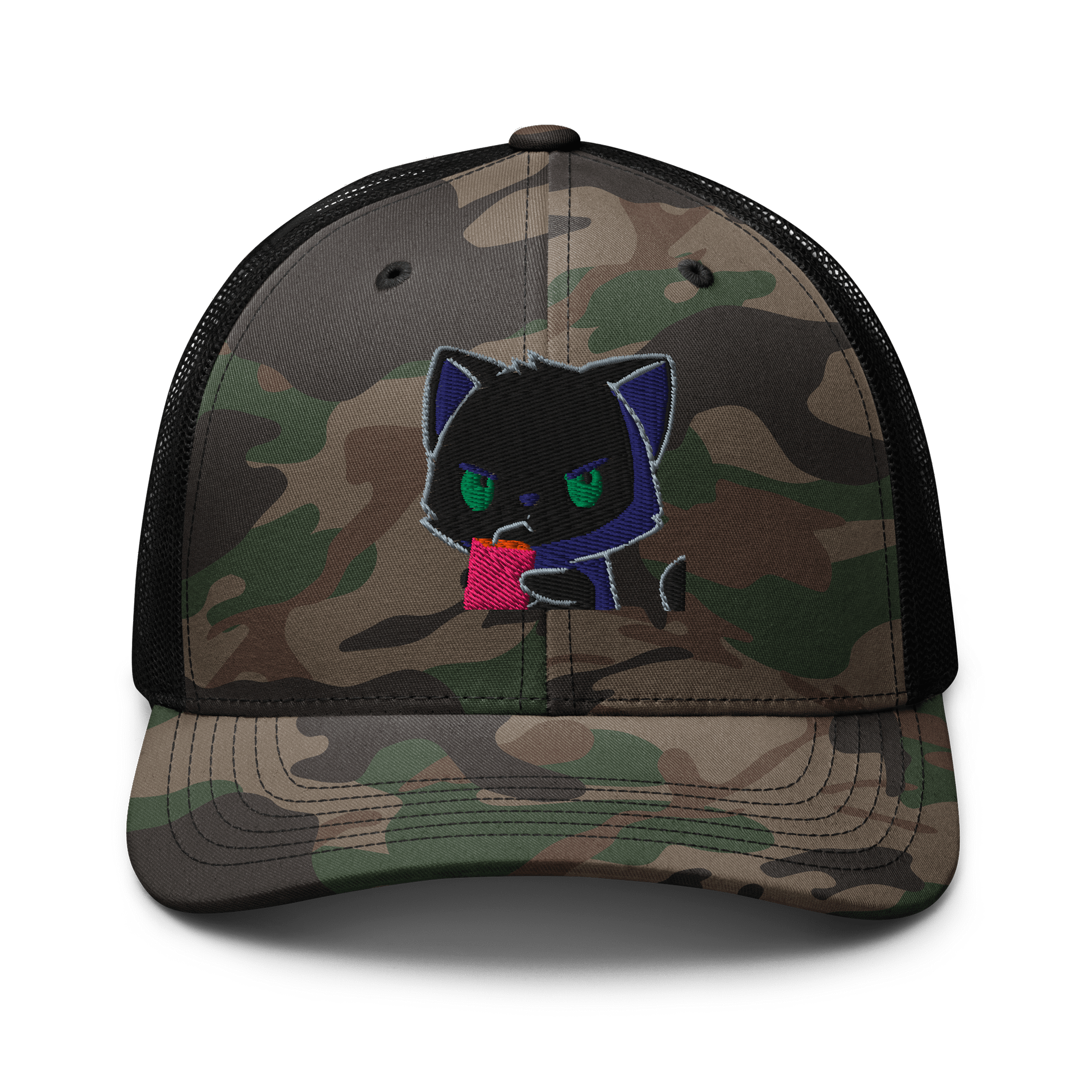 Grumpy Cat Camo Trucker Hat product image (1)