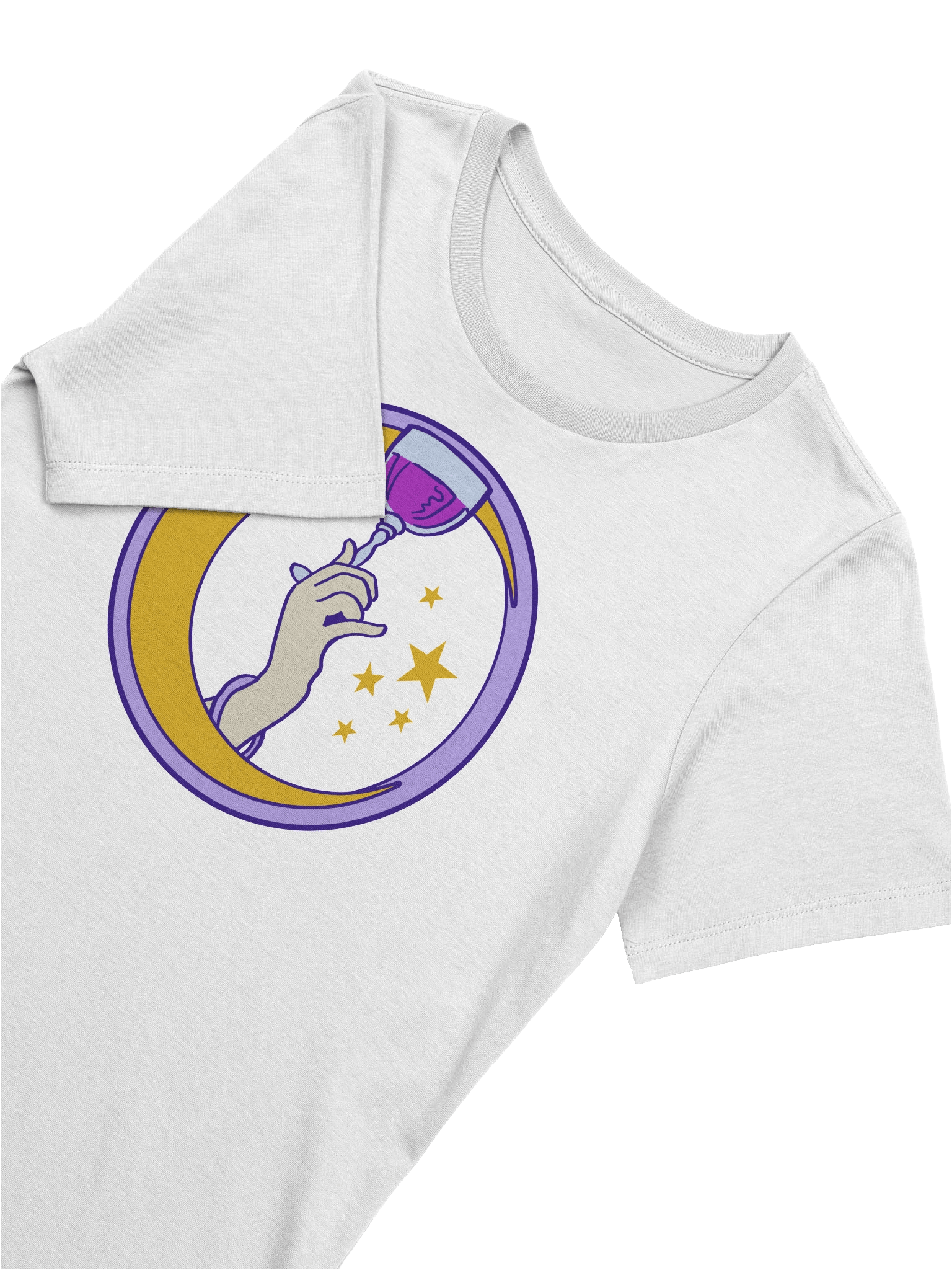 Toasting the Moon Women's Relaxed Fit Tee - Light product image (2)