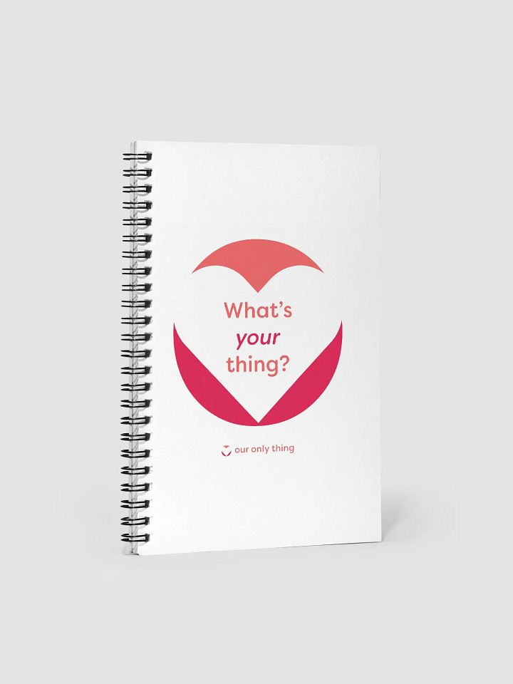 What's Your Thing Spiral Dotted-Pages Notebook product image (1)