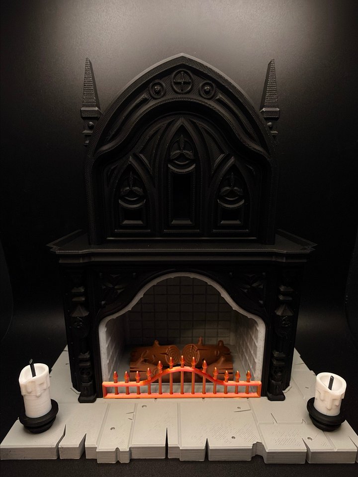 New Halloween Gothic Fireplace product image (1)