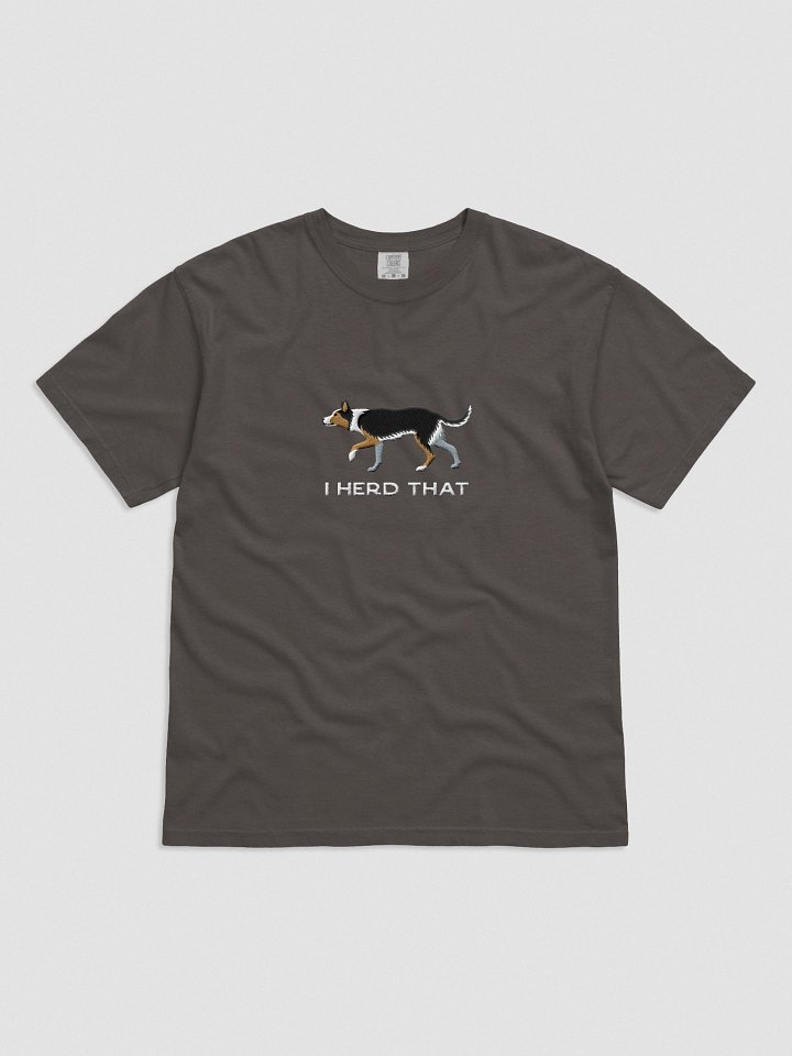 I Herd That T-Shirt(Embroidered) of an Australian Koolie(Black Tricolor) product image (5)