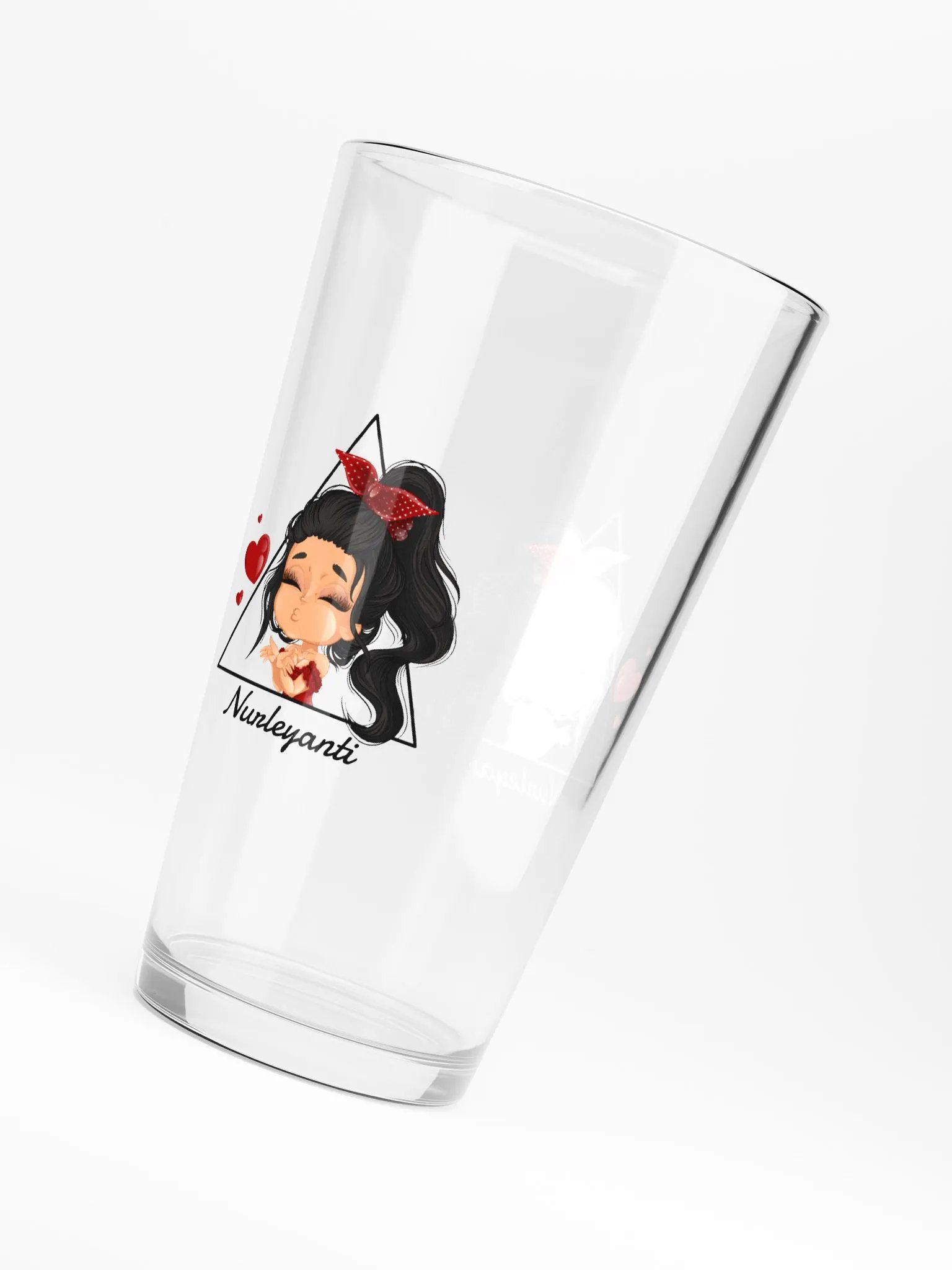 Chibi Nur shaker pint glass product image (2)
