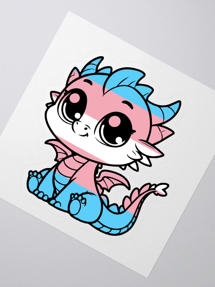 Transgender Pride Dragon Sticker product image (2)
