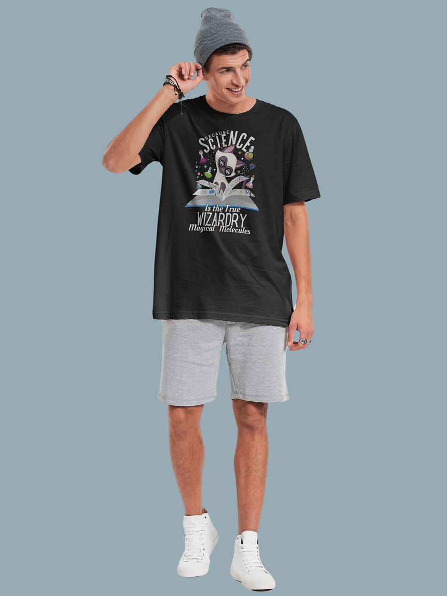 Because Science Is the True Wizardry Funny cat Science /Bella+Canvas Supersoft product image (3)
