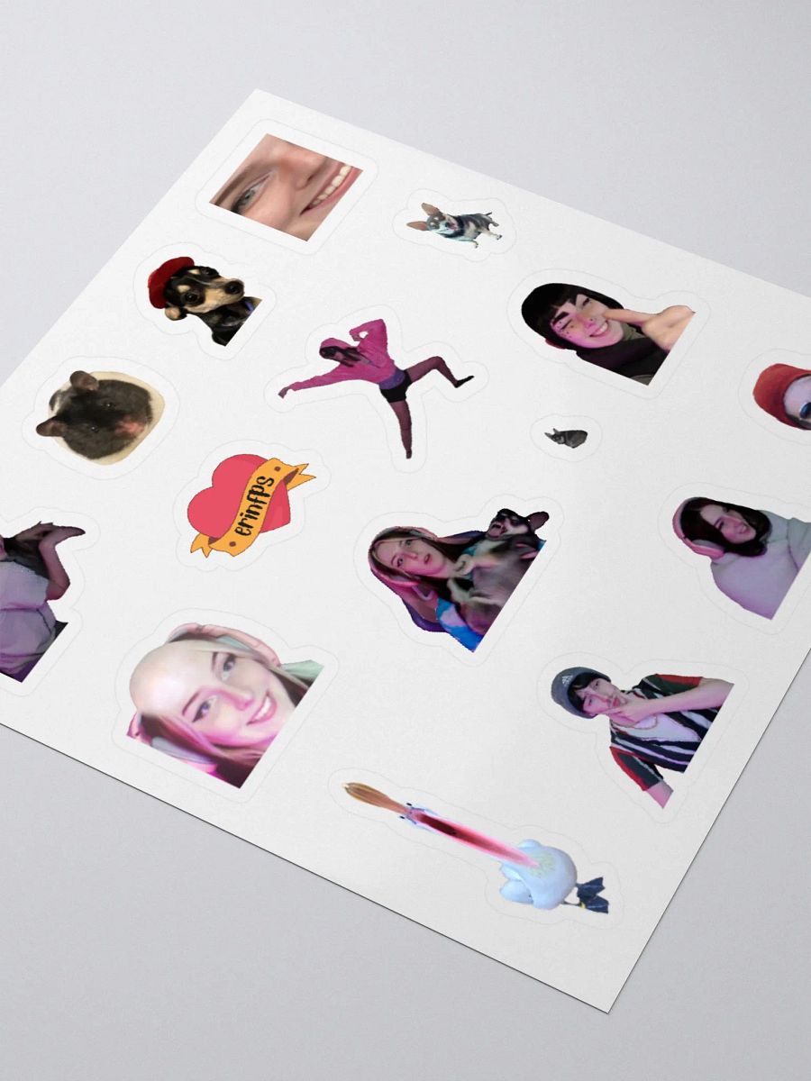 random emote sticker sheet product image (3)