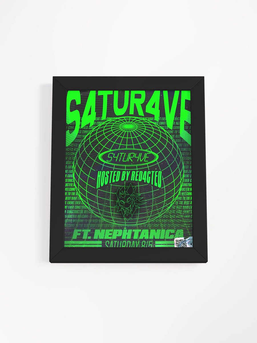 (Limited Run!!!) S4TUR4VE Year (And two month late) Anniversary Poster product image (1)