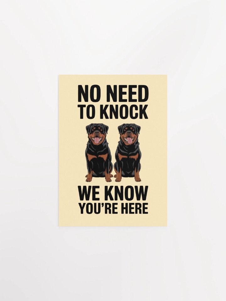 Rottweilers - No Need To Knock, We Know You Are Here product image (1)