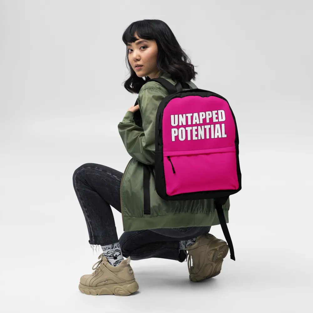 Untapped Potential Hot Pink Backpack product image (10)