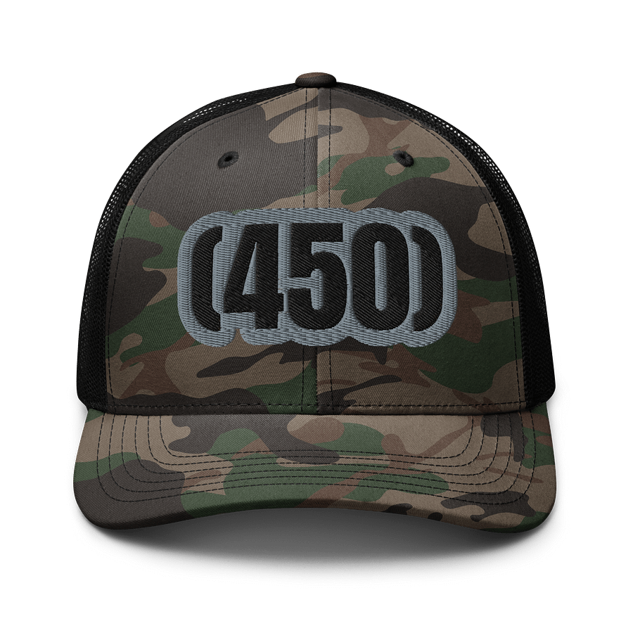 Retro Camo Number Trucker Cap product image (1)