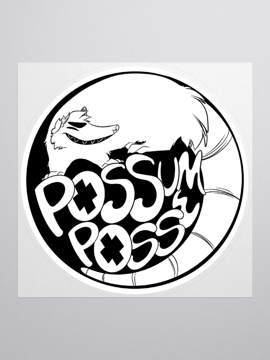 Possum Posse Sticker WHT product image (2)