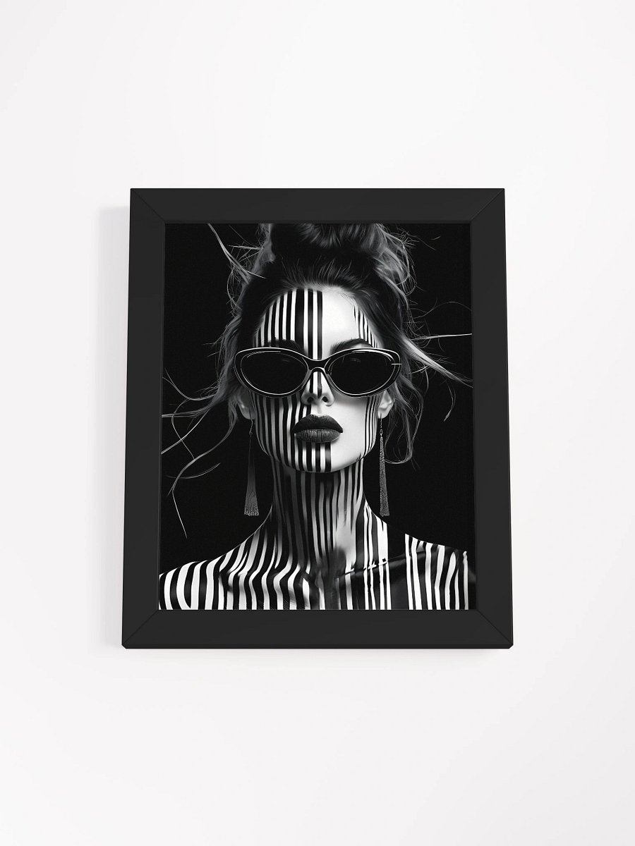 Striped Vision Framed Art Poster product image (2)