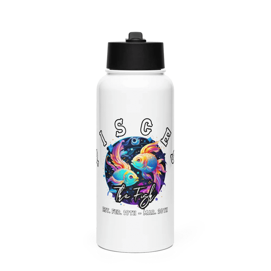 Pisces - Zodiac Sports Stainless Steel Water Bottle product image (1)