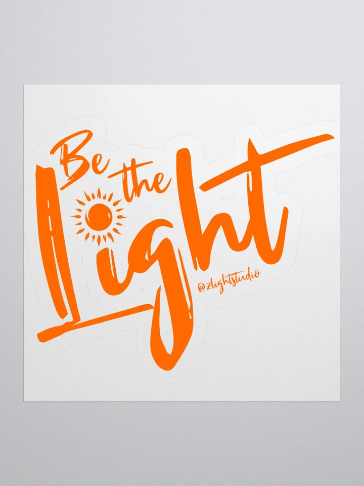 Be the Light Sticker product image (1)
