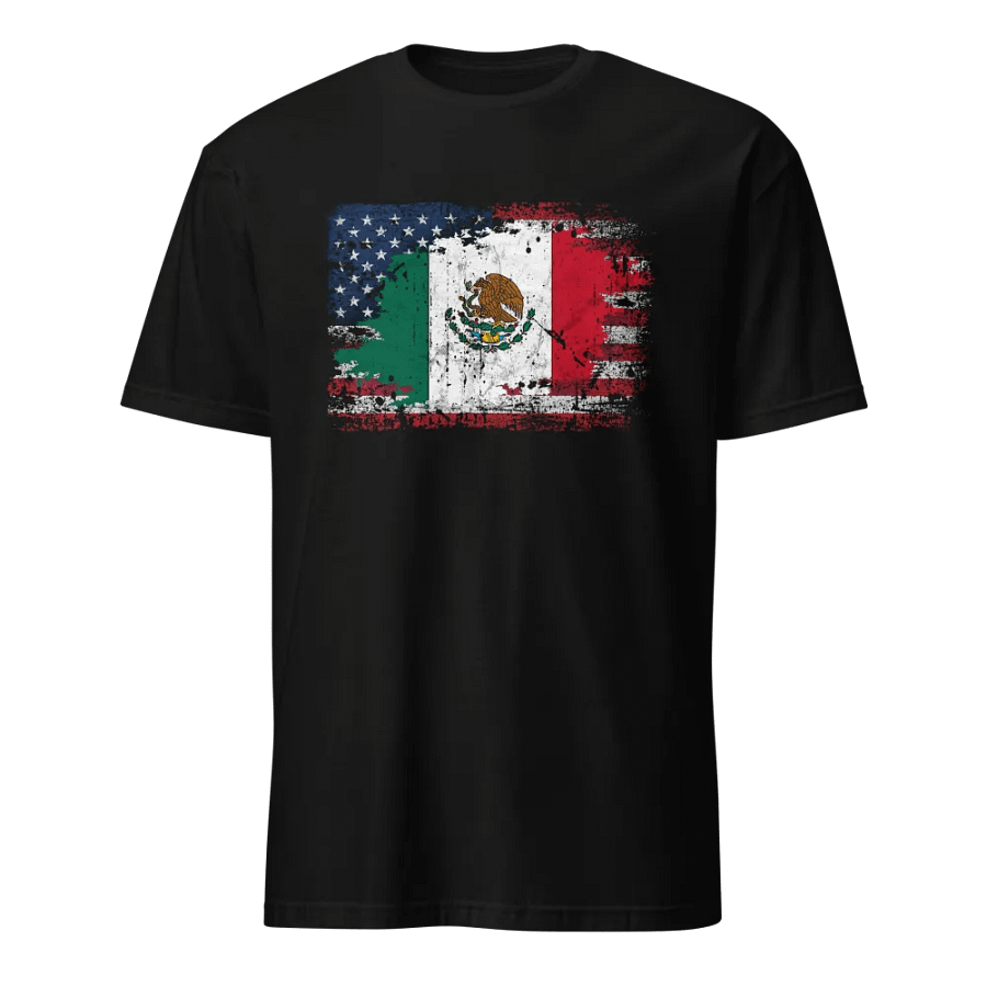 American Mexican Grunge Flag product image (1)