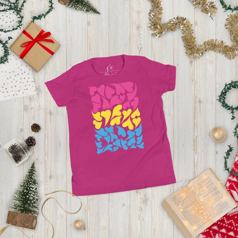 Nestled PRIDE Pansexual T-shirt (Youth) product image (34)