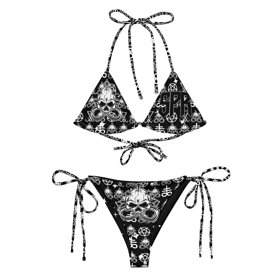 Skull Piercing Records String Bikini Set product image (3)