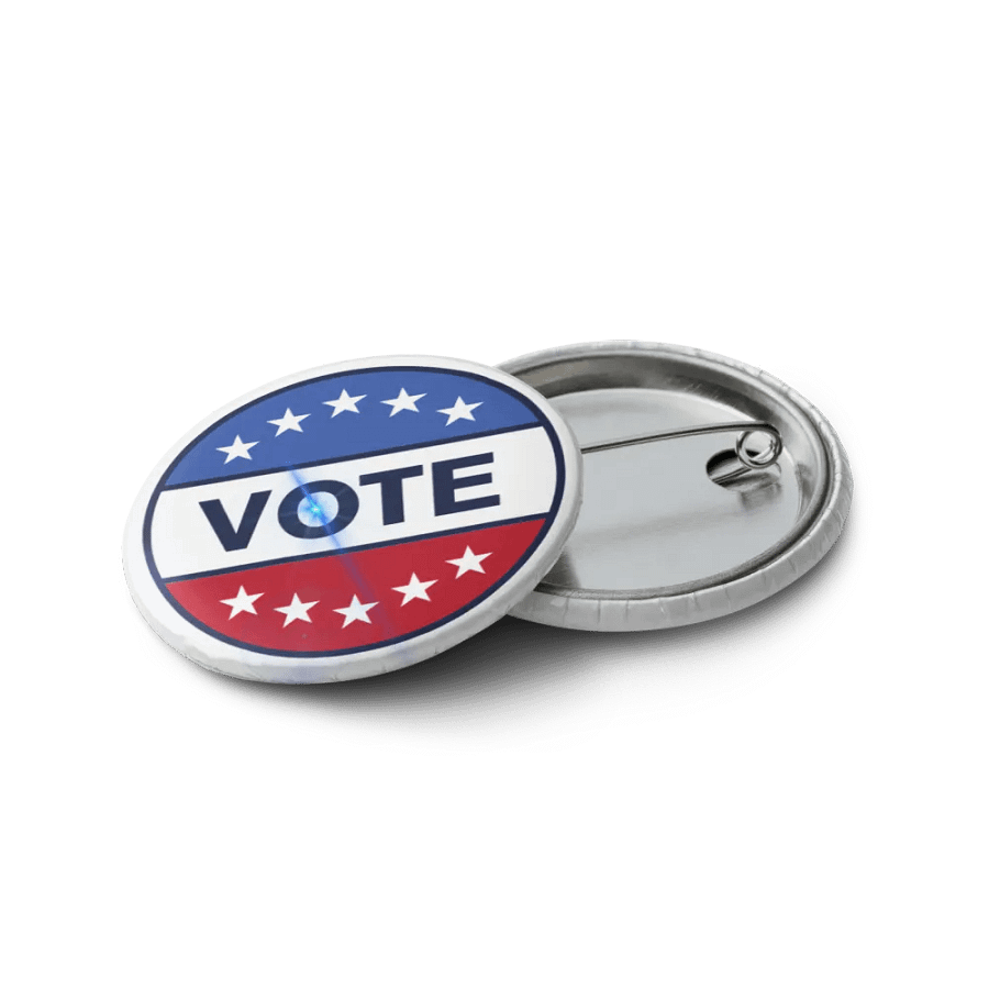 Patriotic Vote Pin Buttons Set product image (12)