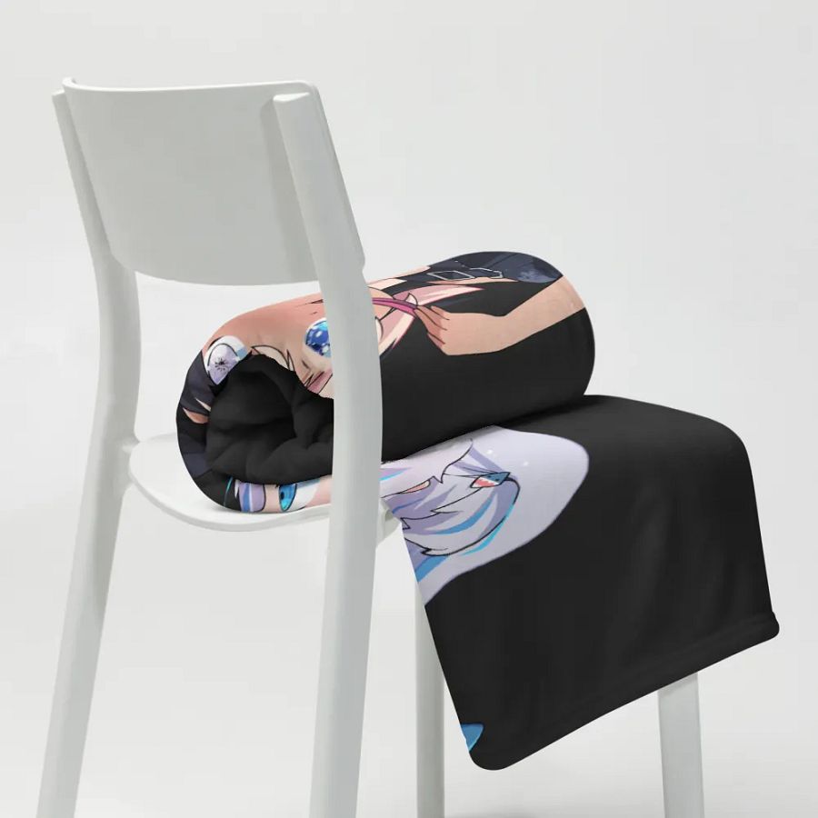 Throw Blanket - Byakko x Gura Full Black Edition product image (20)