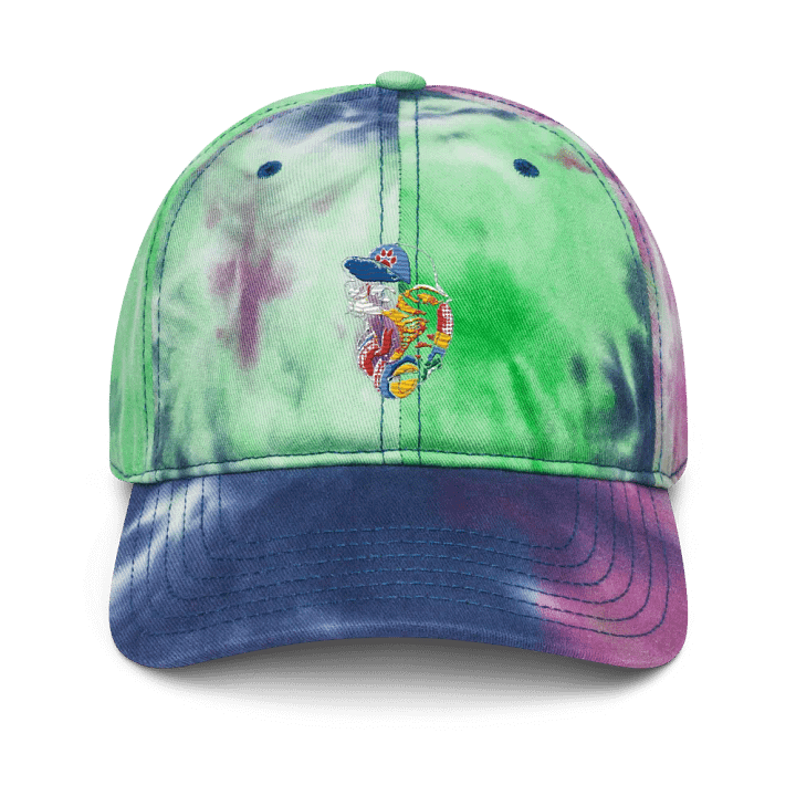 coolcat cap purple-power tye-dye product image (1)