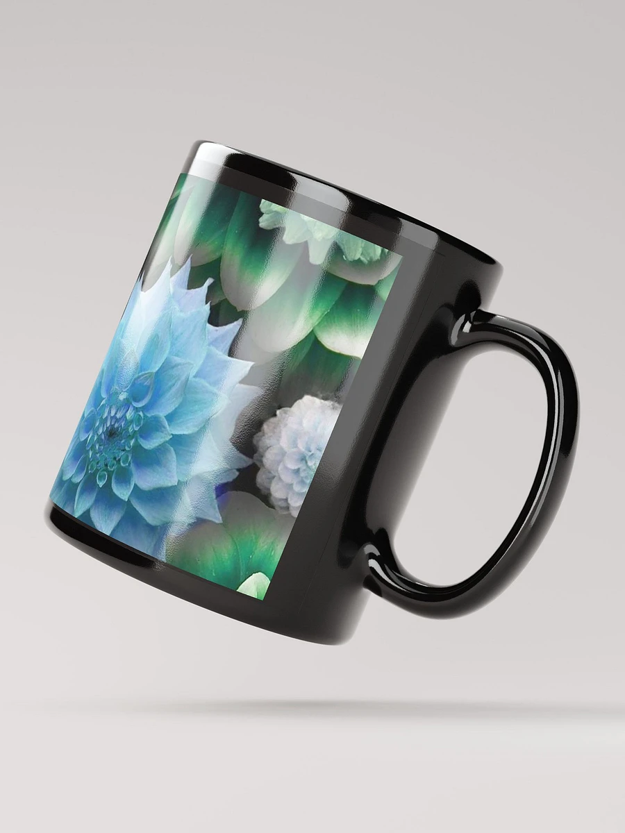 Blue Green Dahlias Coffee Mug product image (4)