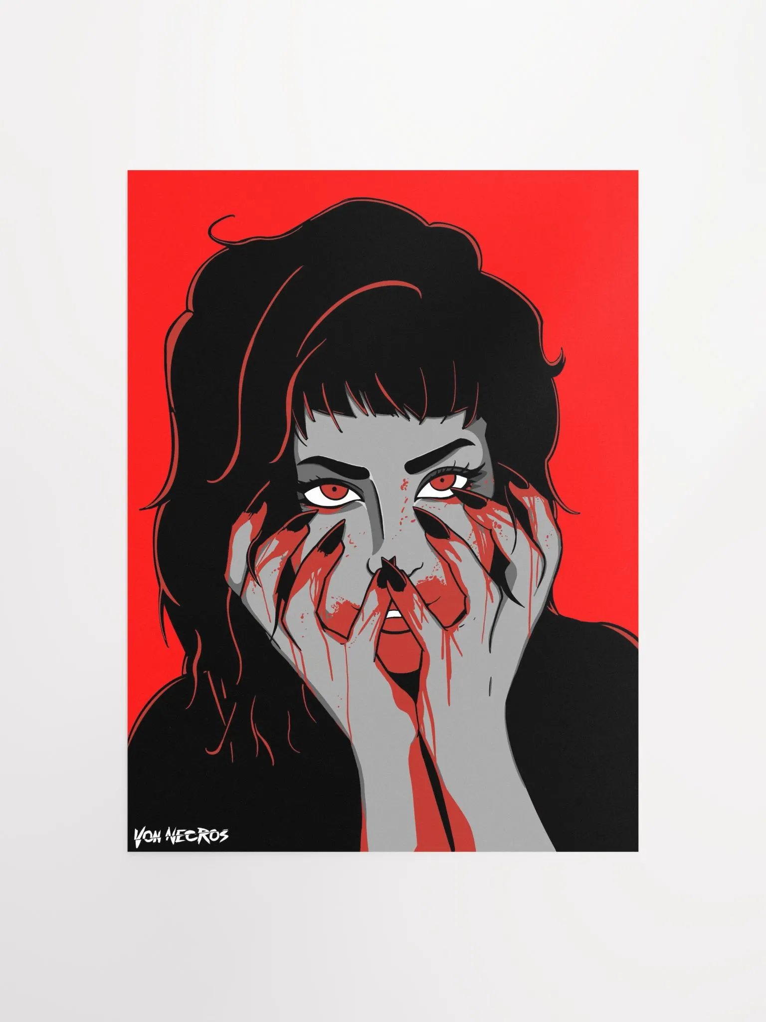Now The Red Is All I See ART PRINT product image (1)