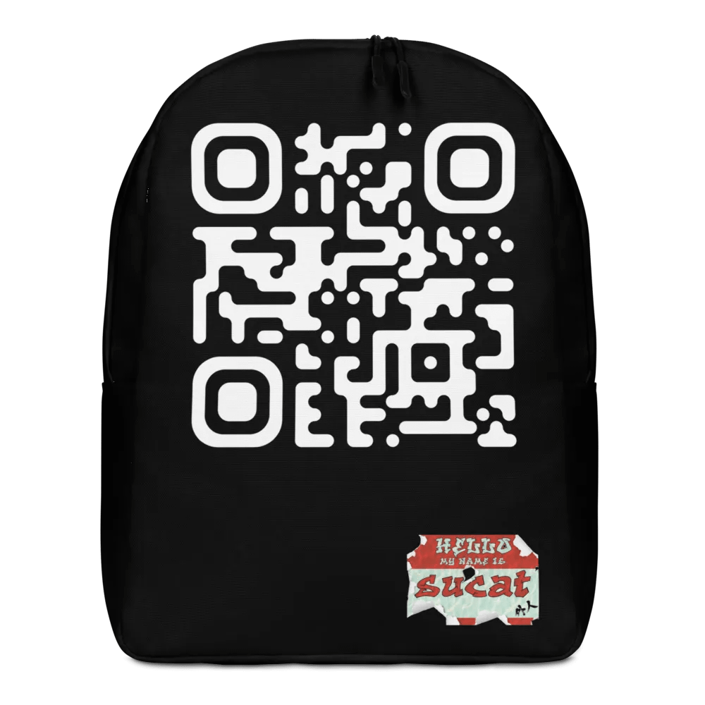 Graffiti QR Code All-Over Backpack product image (1)