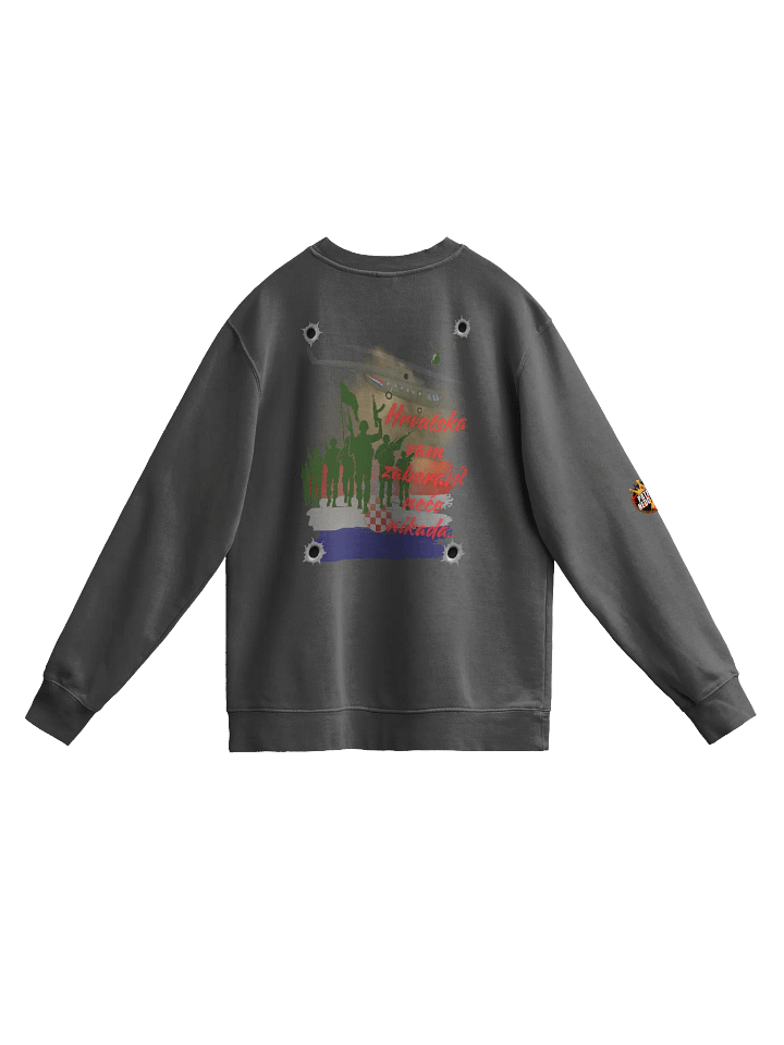 Patriotic Soldier Silhouette Sweatshirt Bojna Čavoglave product image (2)