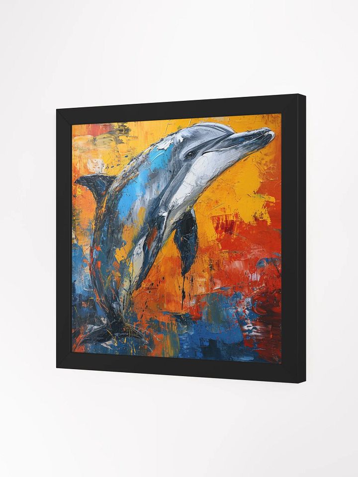 Abstract Dolphin: Neo-Expressionist Art product image (2)