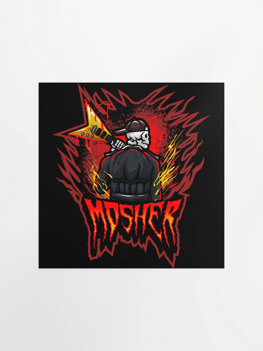 MOSHER GUITAR LOGO POSTER product image (1)