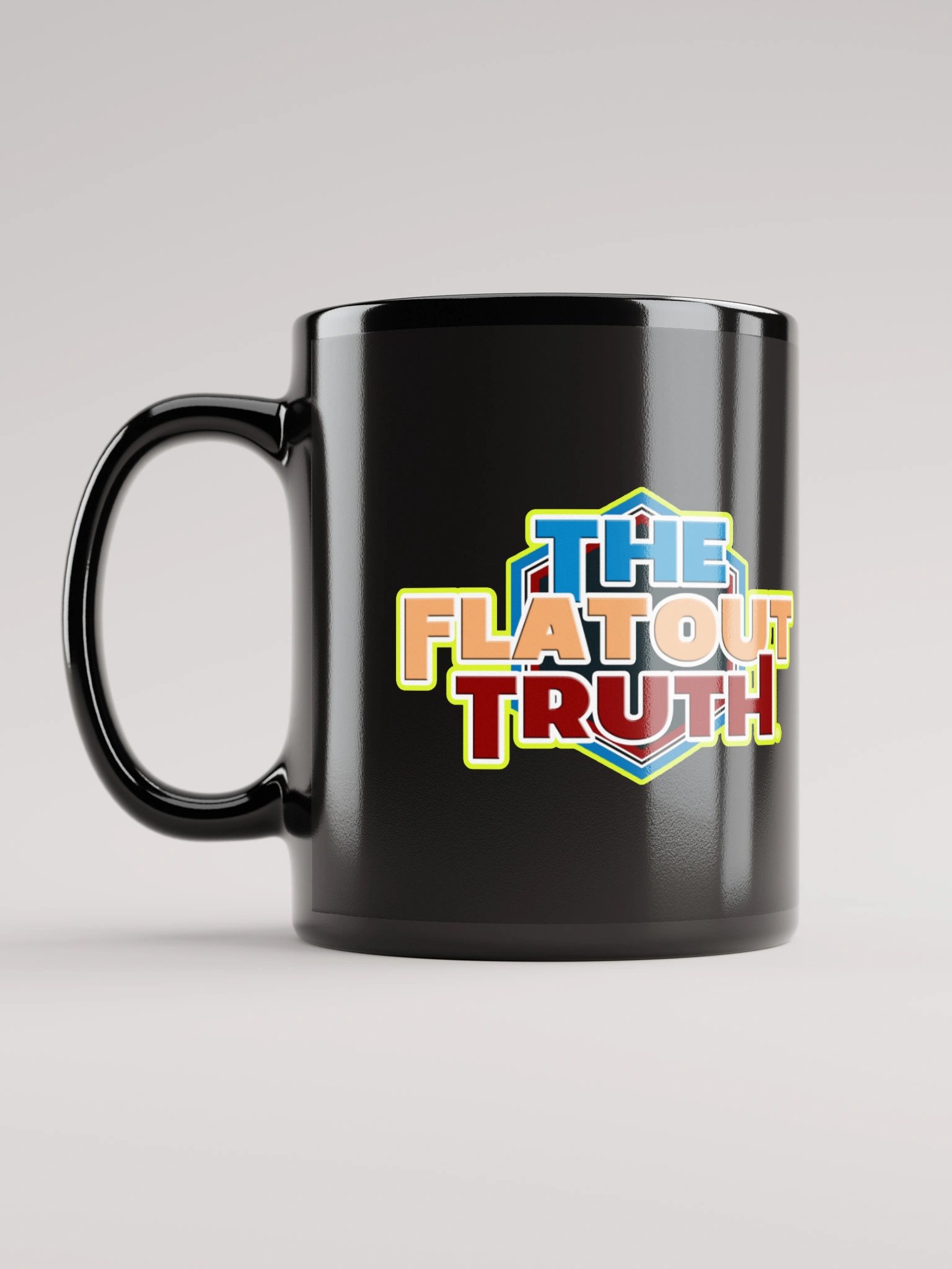 TFOT Sandy Hex Black Logo Mug product image (3)