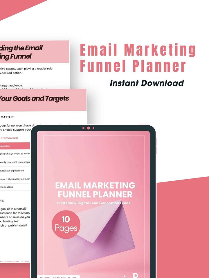 Email Marketing Funnel Planner product image (2)