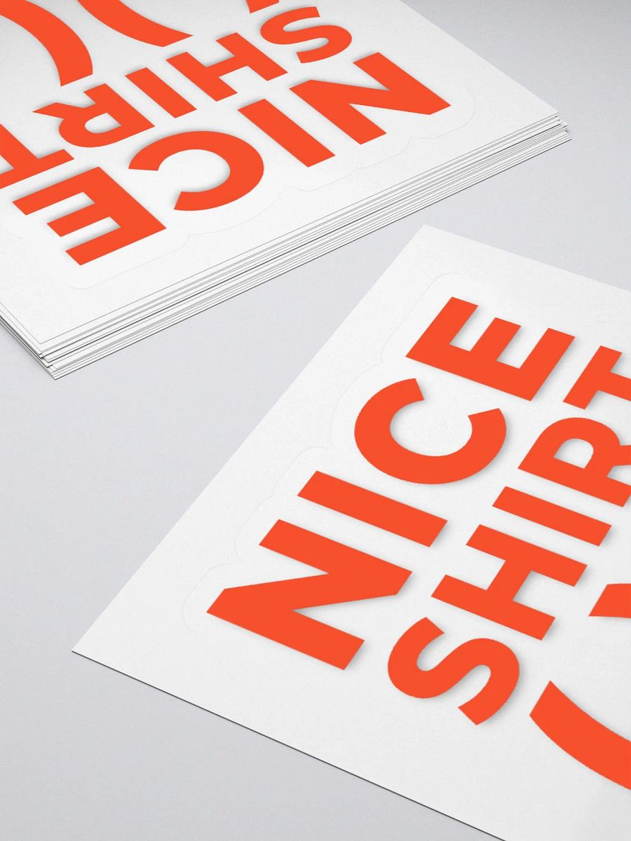 Nice Shirt Sticker product image (10)