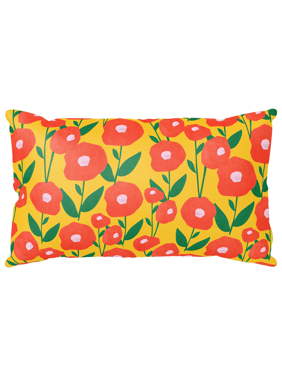 Bold Poppy Floral All-Over Print Pillow product image (5)