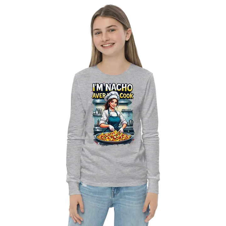 Nacho Average Cook Youth Long Sleeve T-Shirt product image (15)