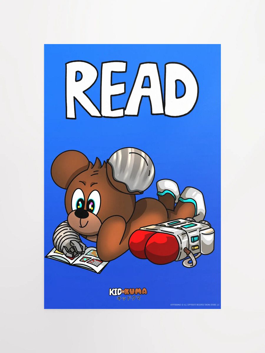 Kid Kuma 'READ' Poster (2nd Edition) product image (4)