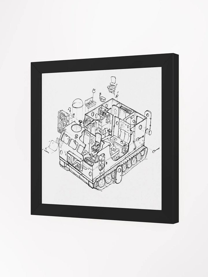 Kharkovchanka Lineart Framed Print product image (6)