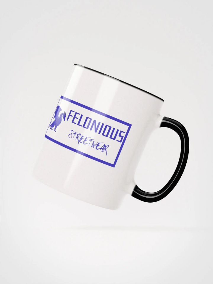 Felonious Streetwear Dragon Blue Logo Ceramic Mug product image (15)