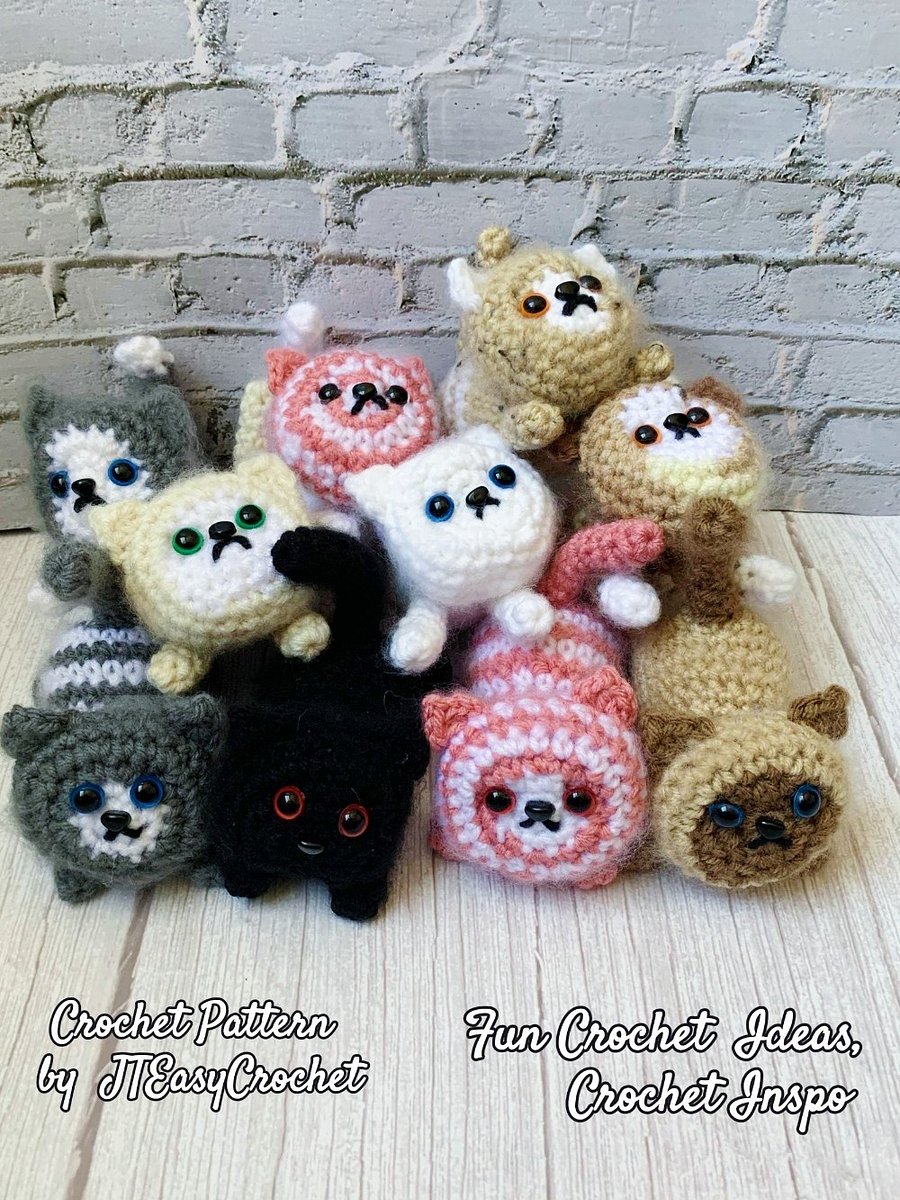 Cat Amigurumi Crochet Pattern PDF and 3 Videos product image (5)
