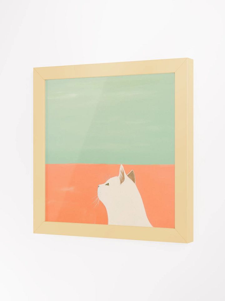 Mesmerizing Gaze - Framed Cat Poster product image (12)