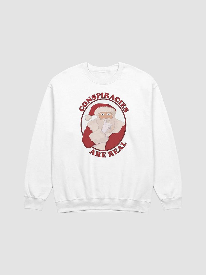 Conspiracies Are Real - Santa Claus - Gildan Classic Crewneck Sweatshirt product image (22)
