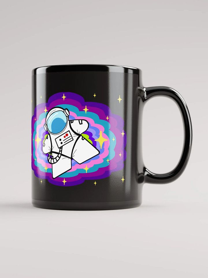 Meeple In Space Black Glossy Mug product image (1)