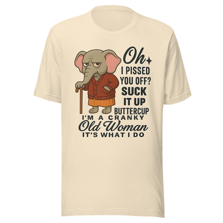 Cranky Elephant Vibes T-Shirt product image (2)