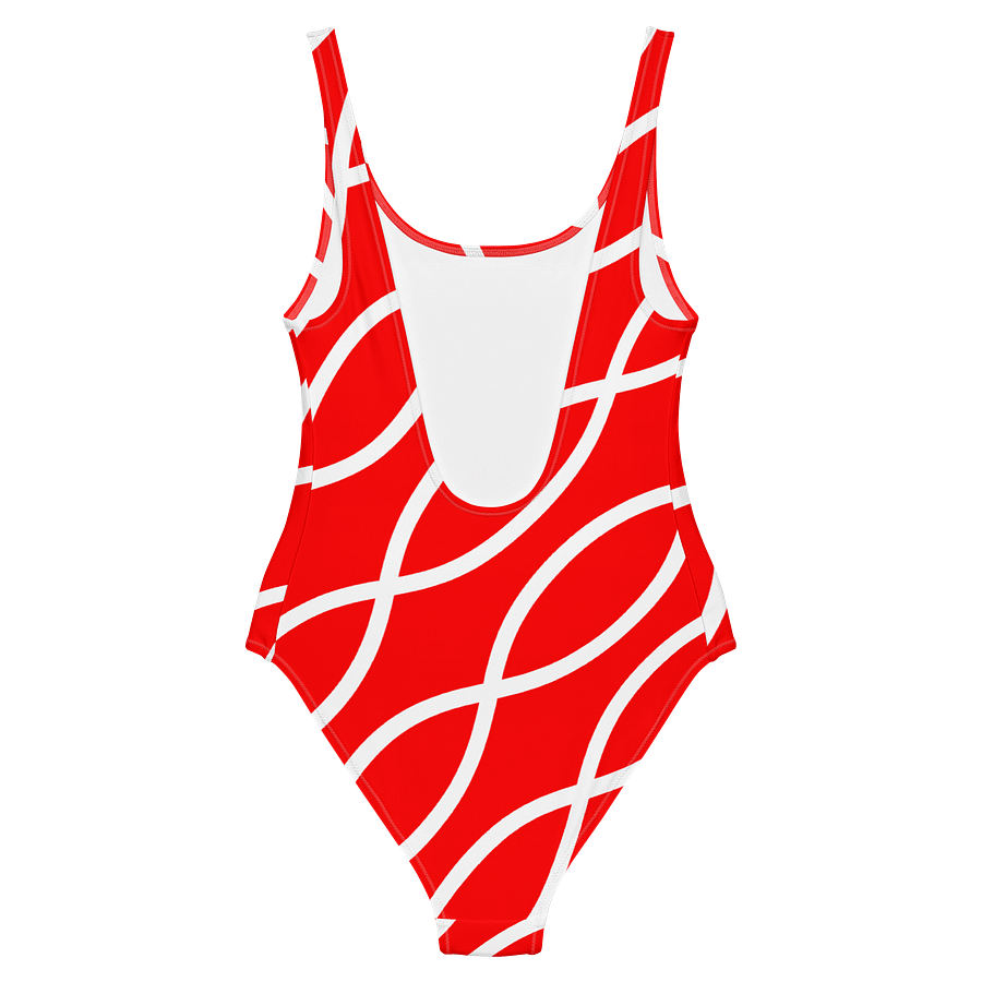 Intricate Crimson Swirls One-Piece product image (8)