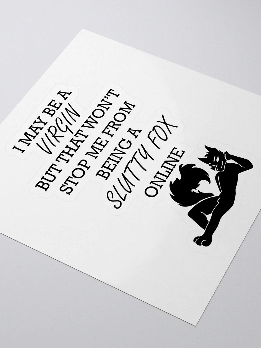 Slutty Fox Sticker product image (3)