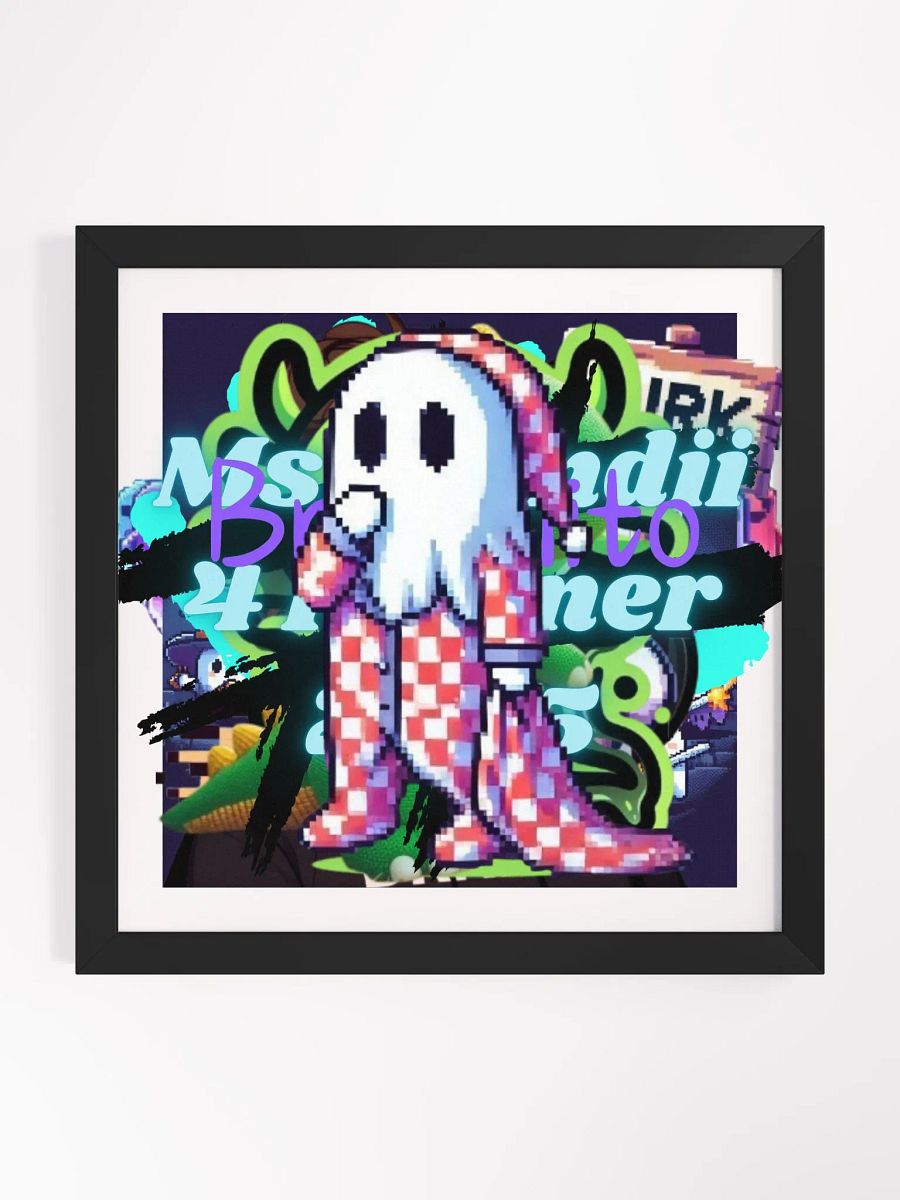 Vibrant Cartoon Collection Framed Poster product image (1)
