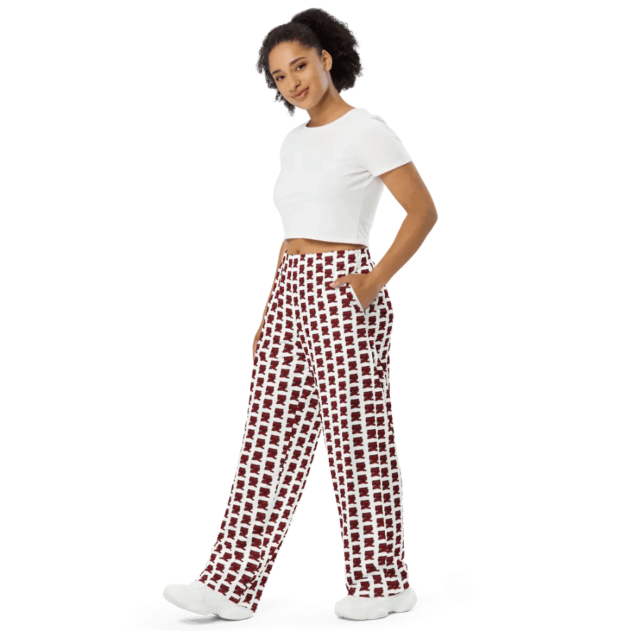 Red Kanji Wide Pants product image (4)