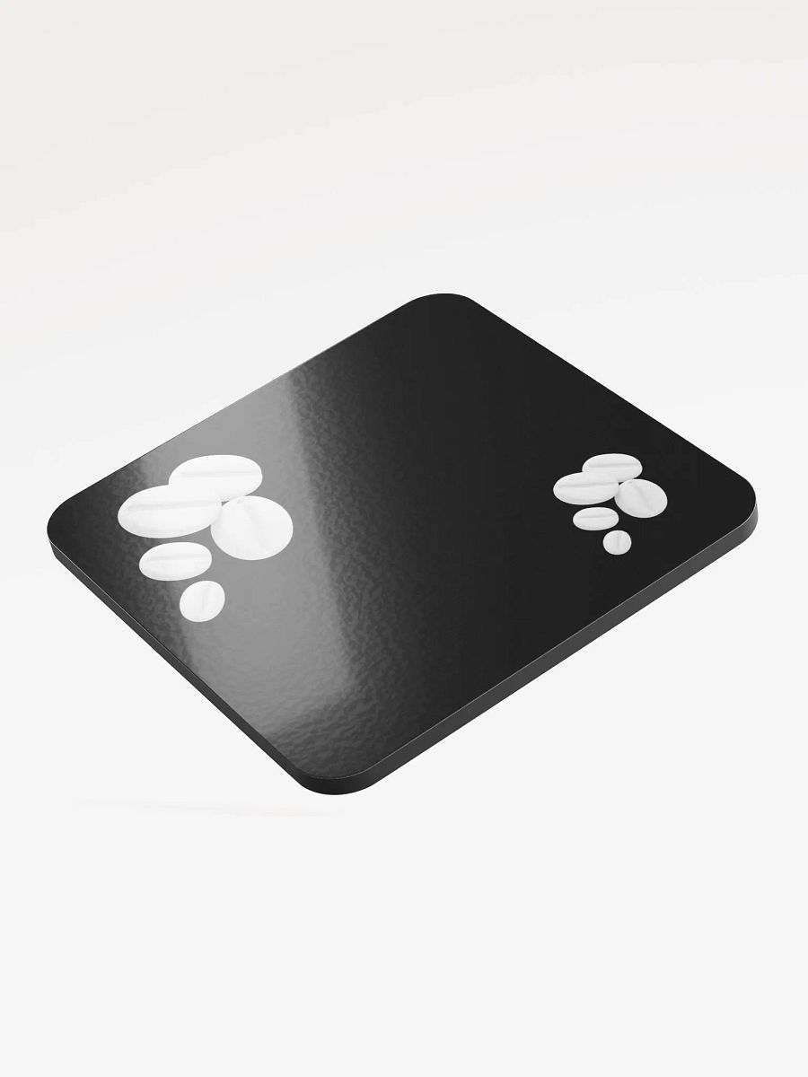 Black I Swear They Are Coffee Beans! White Coffee Beans Coaster product image (3)