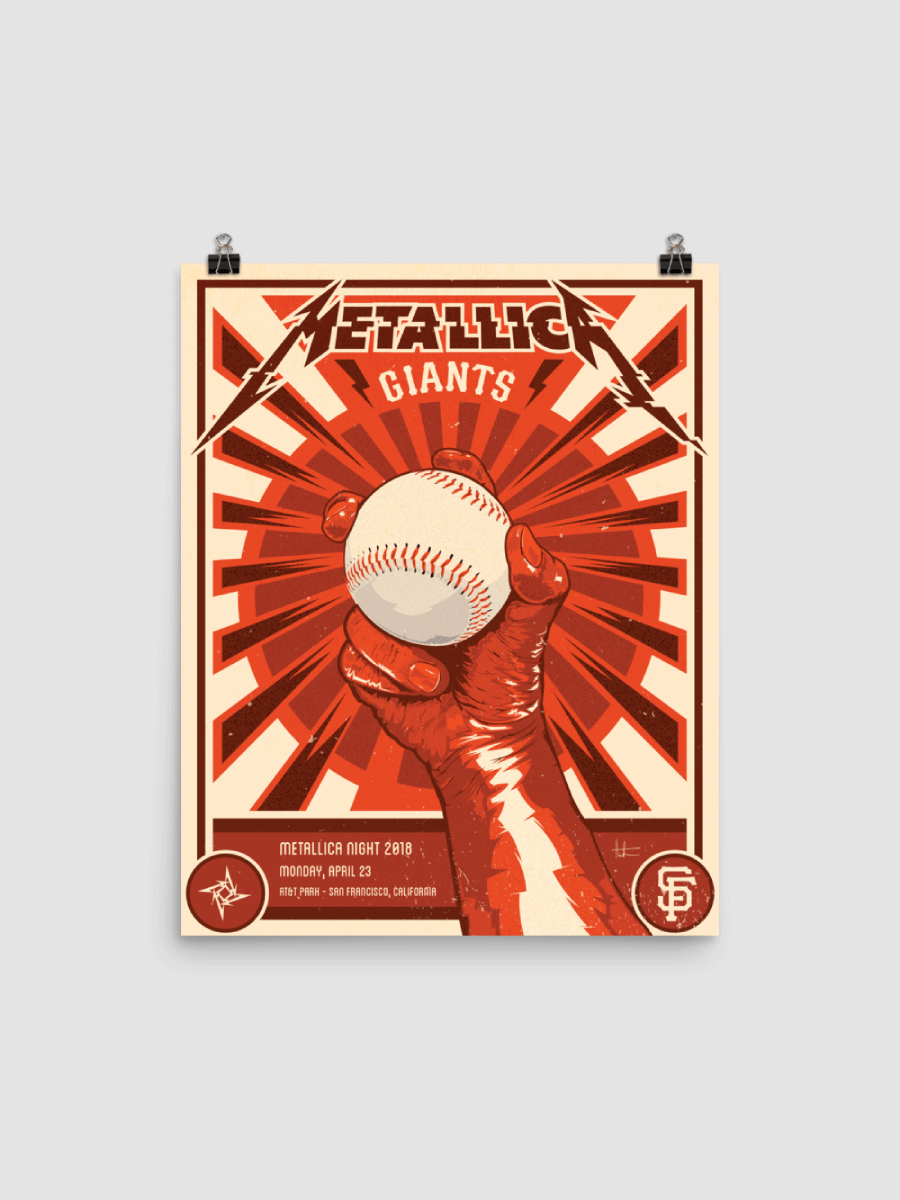 Metallica X SF Giants product image (1)