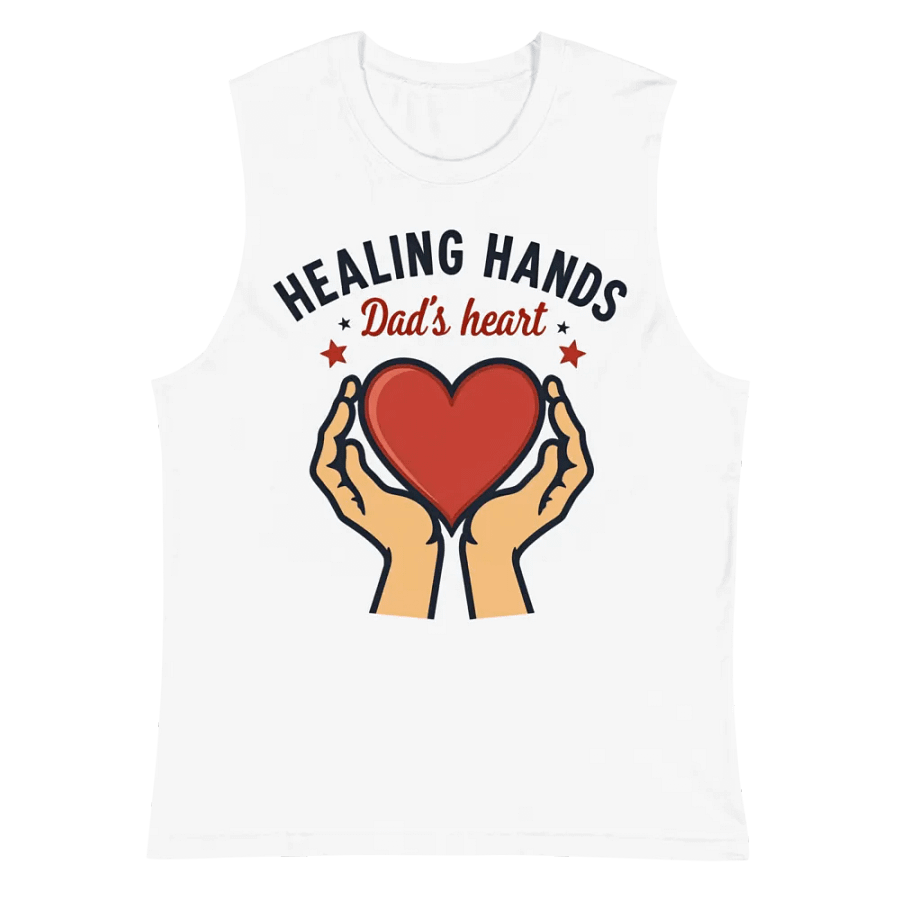 Healing Hands Dad's Heart Muscle Tank product image (2)